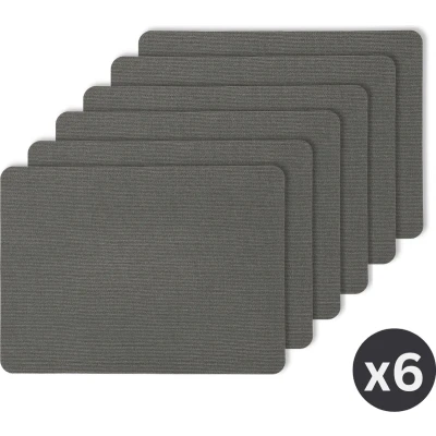 Afbeelding van Placemat TIAGO, SET/6, 33x45cm, grijs