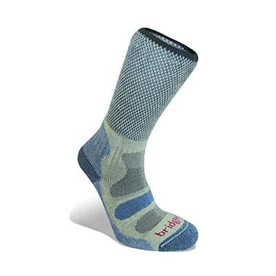 Afbeelding van Bridgedale Dames Wandelsokken Coolmax Lightweight Smoke Blue 35 37