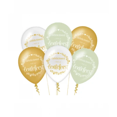 Afbeelding van Lentefeest Ballonnen 30cm 6 stuks