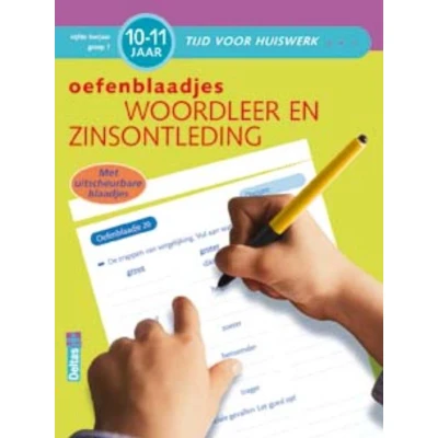 Afbeelding van Tijd voor huiswerk Woordleer en zinsontleding (10 11 jaar)