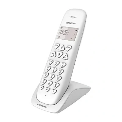 Image de Téléphone Fixe Logicom Vega 150 Sans fil DECT Technologie GAP Touche BIS Blanc