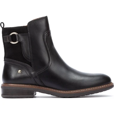 Afbeelding van Pikolinos Aldaya Korte laarzen, Dames, Maat: 36, Black Leer