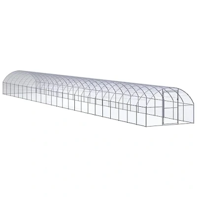 Afbeelding van vidaXL Kippenren 3x24x2 m gegalvaniseerd staal