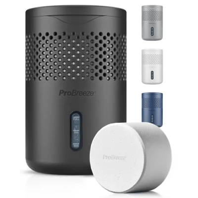 Afbeelding van Pro Breeze Osmo Luchtontvochtiger, stil en herbruikbaar, tegen vocht, voor huis, slaapkamer, auto, badkamer, 700 g, zonder stroom