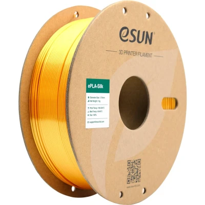 Afbeelding van ESUN ePLA Silk Gold Filament PLA kunststof 1.75 mm 1 kg Bladgoud (glanzend)