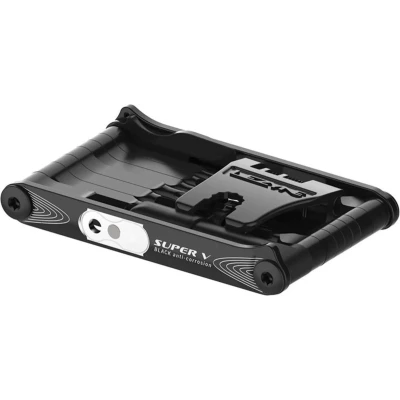 Afbeelding van Lezyne Multi Tool Super V 23 14 delige Multitool HEX, TORX, PHILLIPS H, Kettingbreker, Naald /plughouder &amp; Rotor afsteller Zwart