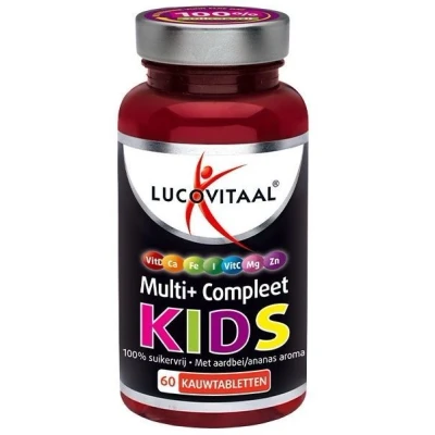 Afbeelding van Lucovitaal Multi+ Compleet Kids is speciaal samengesteld om de voeding van kinderen