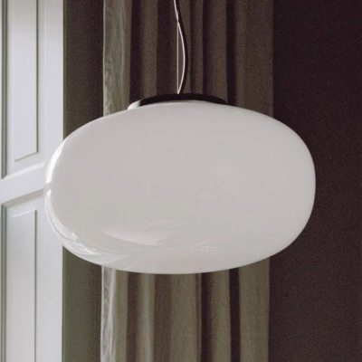 Afbeelding van New Works Karl Johan Large hanglamp, 40 cm, wit