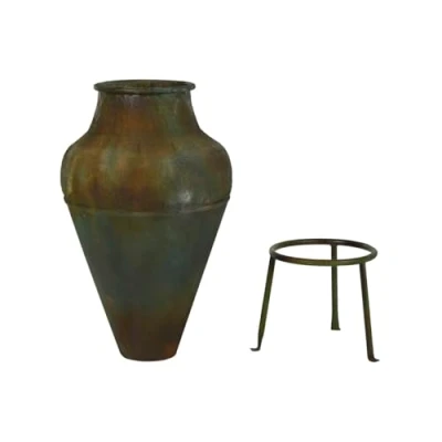 Afbeelding van Vaas Home ESPRIT Groen Metaal 49 X 91 cm