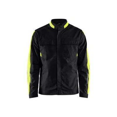 Image de Veste industrie stretch 2D noir/jaune fluo Blåkläder