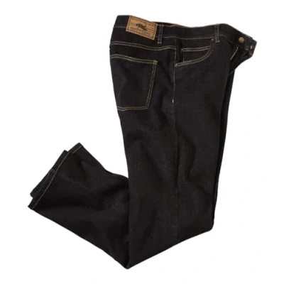Afbeelding van ATLAS FOR MEN Klassieke stretch jeans voor heren, regular fit, verkrijgbaar in grote maten, zwart.