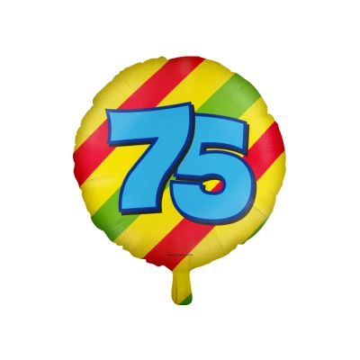 Image de Helium Balloon 75 ans Partie 45 cm