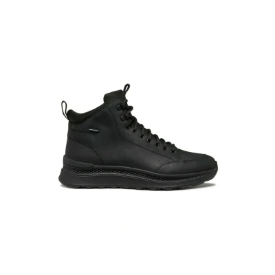 Afbeelding van Geox Spherica Actif Veterboots, Heren, Maat: 42, Black Schoenen