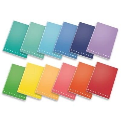 Afbeelding van Monocromo Medium Original Bold Color 5 mm Graph with Margin Notebooks, 10 stuks