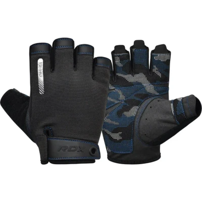 Afbeelding van RDX Sports Gym Gloves T2 Half Finger Blauw S