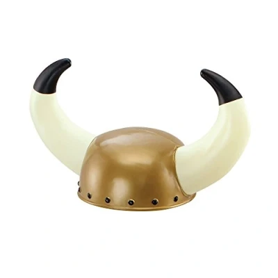 Afbeelding van Rubies Viking Verkleed helm goud/wit kunststof voor kinderen accessoires/helmen