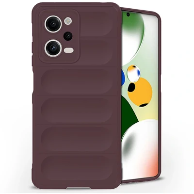 Afbeelding van iMoshion Hoesje Geschikt voor Xiaomi Redmi Note 12 Pro Siliconen EasyGrip Backcover Aubergine