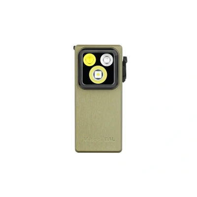 Afbeelding van OLIGHT Oclip Ultra, EDC 530 lumen zaklamp, 3 verlichtingsmodi: overstroming, spot en UV, USB C oplaadbaar, IPX6 waterdicht, 55 g (olijfgroen)