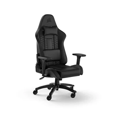 Afbeelding van Corsair Gaming Stoel Tc100 Leatherette Zwart (cf 9010050 ww)