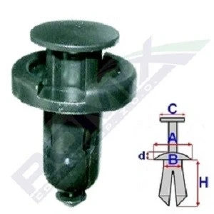 Afbeelding van ROMIX B25354 Clip, sier /beschermingslijst