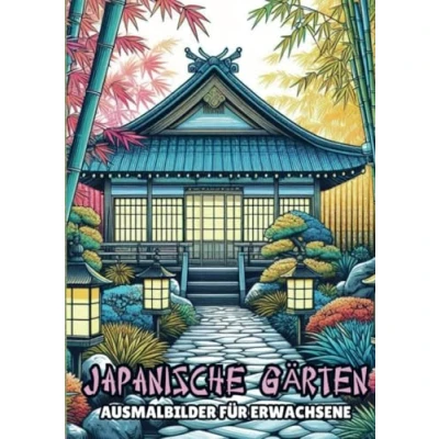 Afbeelding van Ausmalbilder für Erwachsene Japanische Gärten