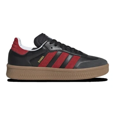 Afbeelding van adidas Vanquish 6 Lea Hardloopschoenen voor heren, Core Black/Better Scarlet/Carbon, 46 2/3 EU