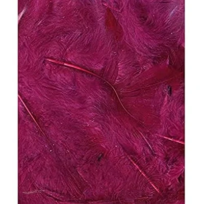 Image de Plumes Bordeaux 3 g Ébouriffées Lg 8 à 12 cm