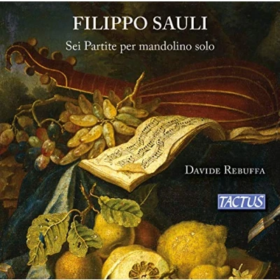 Afbeelding van Davide Rebuffa Sei Partite Per Mandolino Solo (CD)