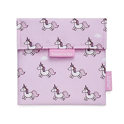 Afbeelding van Roll&#039;Eat Snack&#039;n&#039;Go Herbruikbaar Boterhamzakje UNICORN