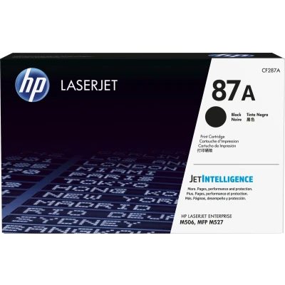 Afbeelding van HP toner 87A, 9 000 pagina&#039;s, OEM CF287A, zwart