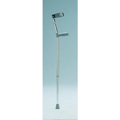 Afbeelding van Elleboogkrukken (per paar) met standaardgreep dubbel verstelbaar/extra lang, greephoogte 83 110 cm