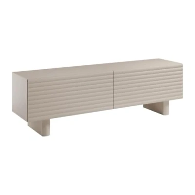 Afbeelding van Vente unique TV meubel met 2 deuren van MDF 150 cm Beige LUDIMA L x H 46.1 D 36.8