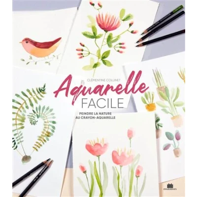 Image de aquarelle facile : Peindre la nature au crayon