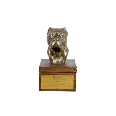 Afbeelding van Cane Corso urn hond met hondenbeeldje gepersonaliseerde voor huisdier
