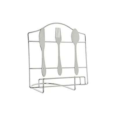 Afbeelding van Lessenaar DKD Home Decor Bestekken 23 x 15 22 cm Zilverkleurig Metaal