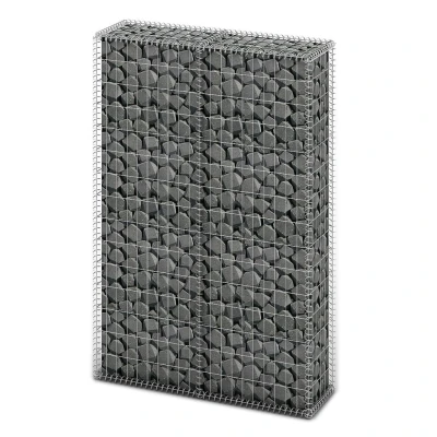 Afbeelding van Schanskorf met deksels 150x100x30 cm gegalvaniseerd draad