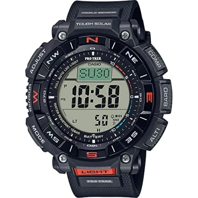 Afbeelding van Casio Pro Trek PRG 340 1ER Herenhorloge 51,7 mm Zwart