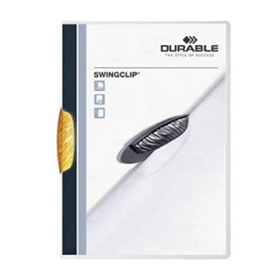 Afbeelding van Durable 226009 Swingclip PP klemmap, tot 30 DIN A4 vellen, oranje, 25 stuks