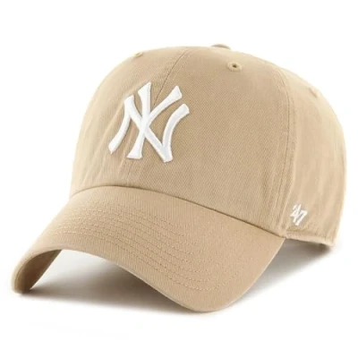 Afbeelding van &#039;47 MLB NEW YORK Yankees Clean UP Unisex Pet, Maat: One Size, Khaki