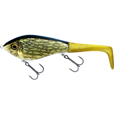 Afbeelding van Westin Swim Tail 12cm 62gr Suspending Real Pike 1 body 2 tails