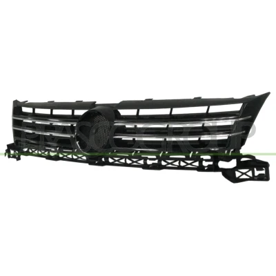Afbeelding van PRASCO VG7192001 Grille Auto Verchroomd Zwart VOLKSWAGEN: Touran I