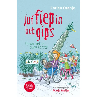 Afbeelding van Juf Fiep in het gips