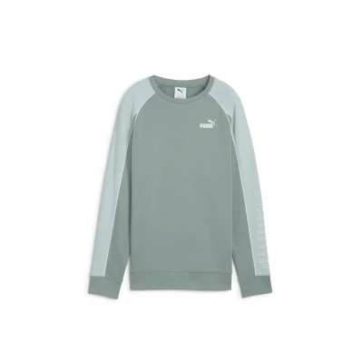 Afbeelding van Puma Relaxed FIT Crewneck Sweater, Dames, Maat: Large, Green moon