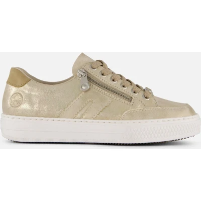 Afbeelding van Rieker Sneakers beige Synthetisch Dames Maat 42