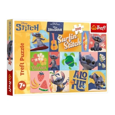 Afbeelding van Trefl 200 Hawaiian adventures / Disney Stitch The Movie_FSC Mix 70%.