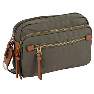 Afbeelding van camel active Schoudertas Bari Cross Bag Khaki Groene