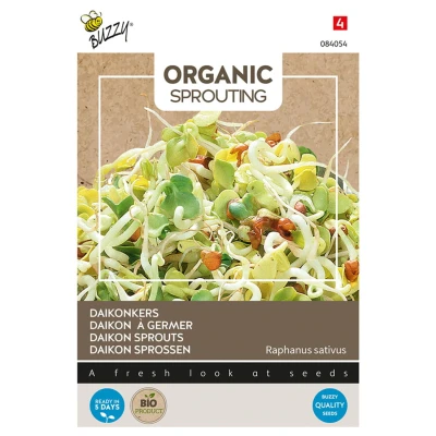 Afbeelding van Buzzy Organic Spruitgroente Daikonkers (BIO)