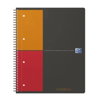 Afbeelding van Spiraalblok Oxford International Activebook A4+ ruit 5mm