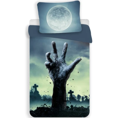 Afbeelding van Dekbedovertrek Zombie polyester 140 x 200 cm + 70 90