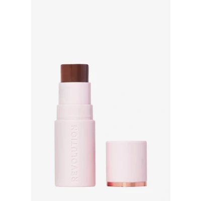 Afbeelding van Makeup Revolution SKIN SILK Bronzer Stick Bronzer, Maat: 4.5 g, Dark cocoa